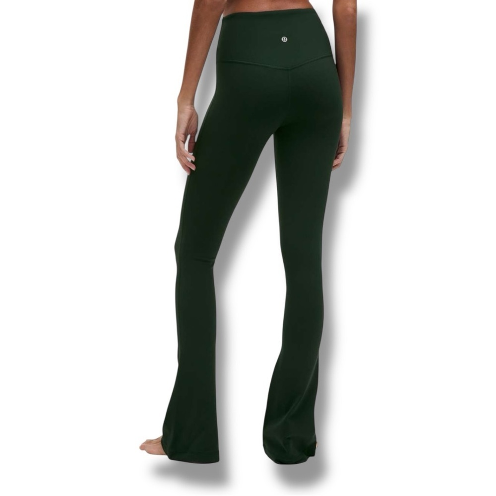 LULULEMON Align Mini Flare Leggings *Regular - Rainforest Green 30” Length Sz 14 - Picture 2 of 13